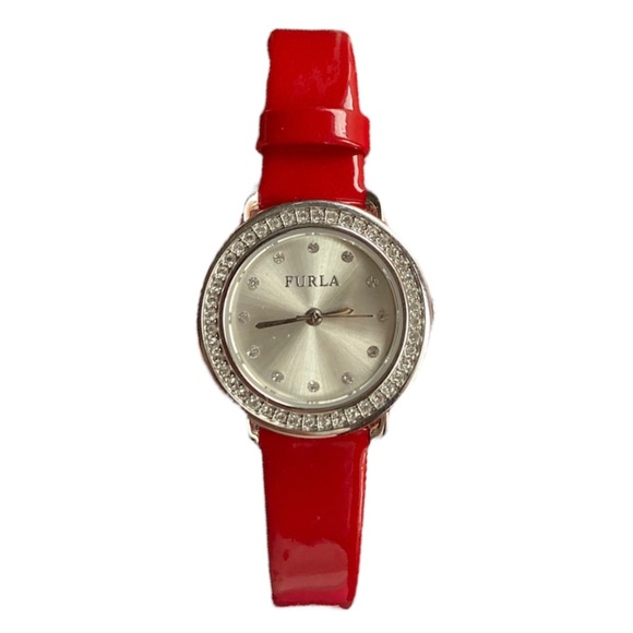 Furla Patent Leather Watch - Picture 1 of 2